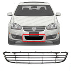 Bumper Grille Plastic Primed For 2005-2010 Volkswagen Jetta Front VW1036106