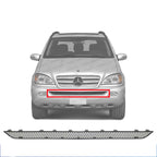 Bumper Grille Primed Fits 1998-2005 Mercedes Benz ML320 Front MB1036113
