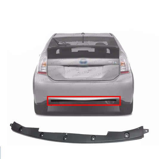Bumper Lower Spoiler For 2012-2015 Toyota Prius New Rear Black Plastic TO1193116