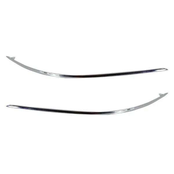 Bumper Trim For 2008-2011 Mercedes-Benz C300 C350 Front Left & Right Set 2PCS