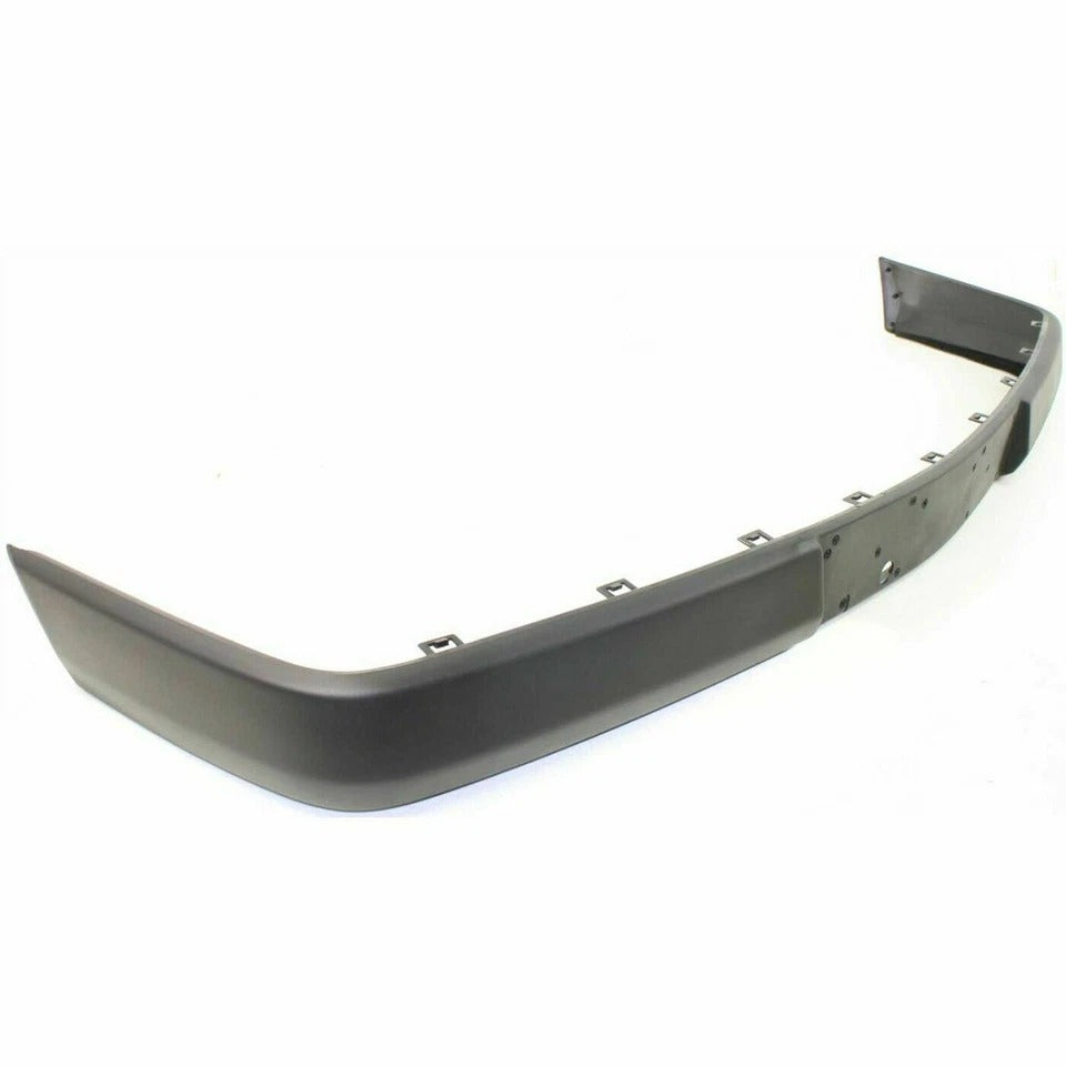 Bumper Trim with License Plate Provision For 1986-1993 Mercedes-Benz 300E Front MB1057111