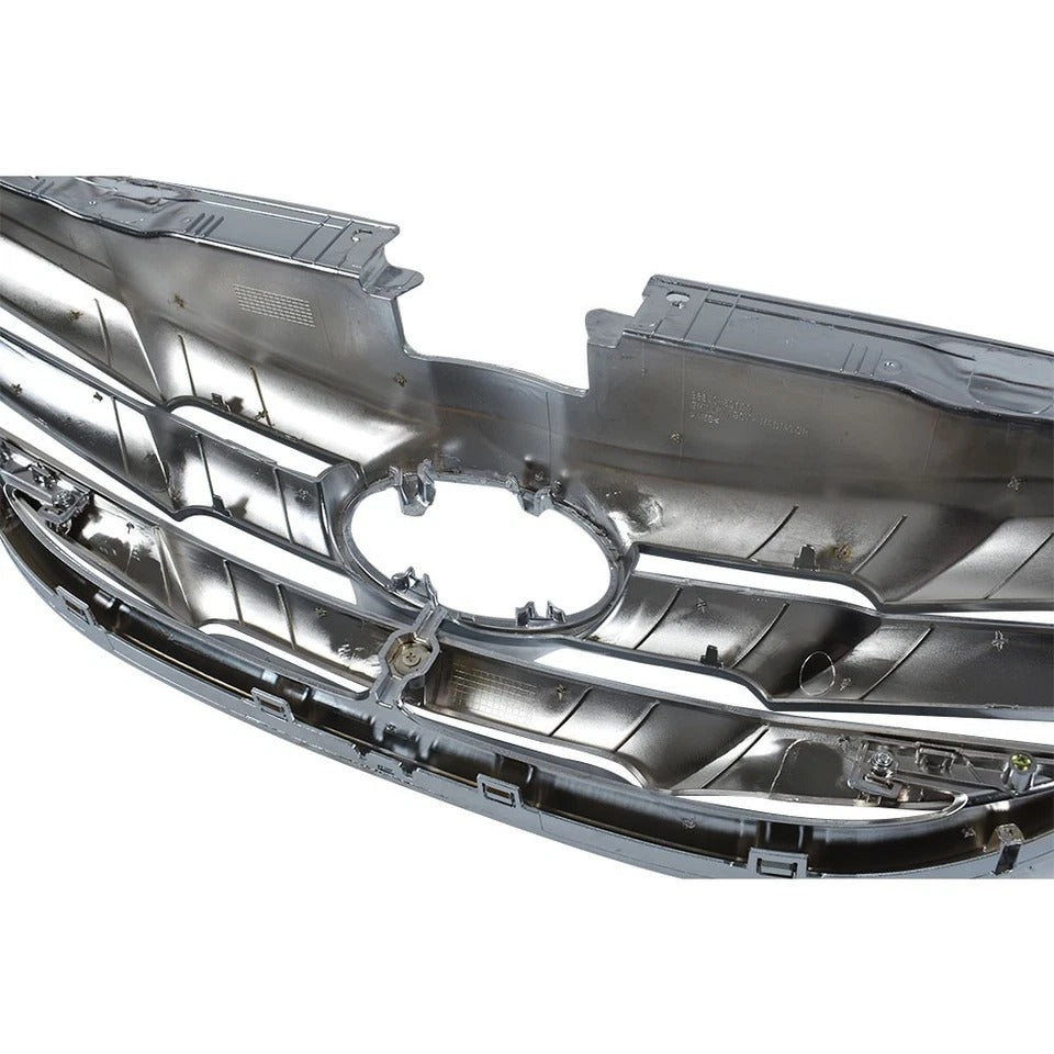 Bumper Upper Grill Chrome Grille For 2011-2013 Hyundai Sonata Front HY1200154