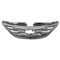 Bumper Upper Grill Chrome Grille For 2011-2013 Hyundai Sonata Front HY1200154