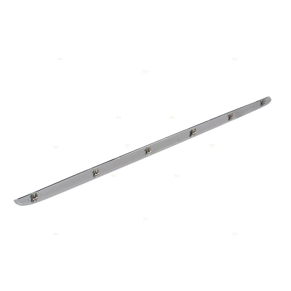 Bumper Upper Grille Hood Molding Trim For 2007-2013 GMC Yukon Front Chrome
