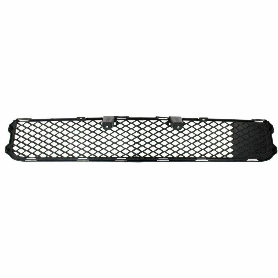 Bumper Upper & Lower Black Grille For 2008-2015 MITSUBISHI LANCER Front Set of 2