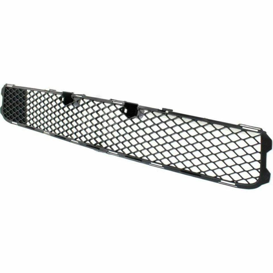 Bumper Upper & Lower Black Grille For 2008-2015 MITSUBISHI LANCER Front Set of 2