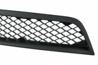Bumper Upper & Lower Black Grille For 2008-2015 MITSUBISHI LANCER Front Set of 2
