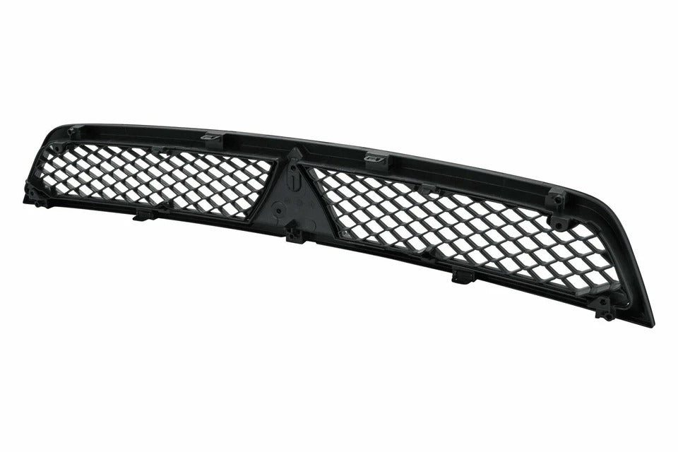 Bumper Upper & Lower Black Grille For 2008-2015 MITSUBISHI LANCER Front Set of 2