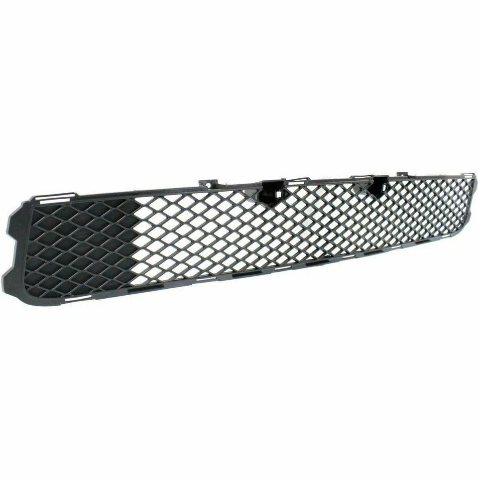 Bumper Upper & Lower Black Grille For 2008-2015 MITSUBISHI LANCER Front Set of 2