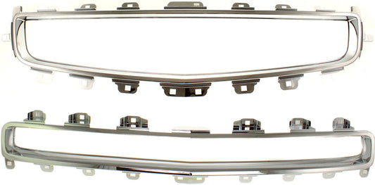 Center and Upper Grille Trim For Chevrolet Malibu 2008-2012