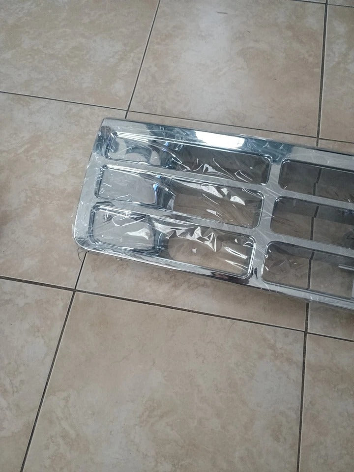 For 92-97 Ford Bronco F150 Painted Gray Front Bumper Grille w/ Emblem Provision