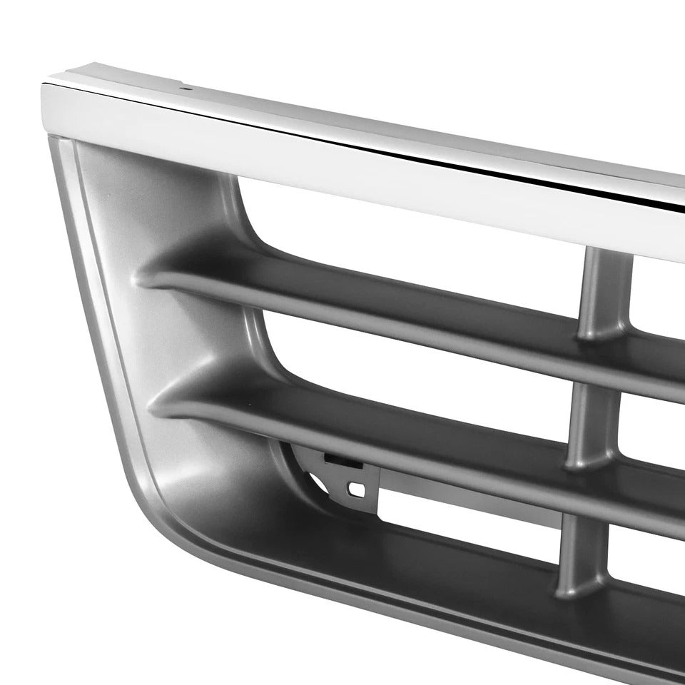 Fit 92-96 Ford E150 E250 E350 Econoline Club Wagon Front Grille Shell Chrome