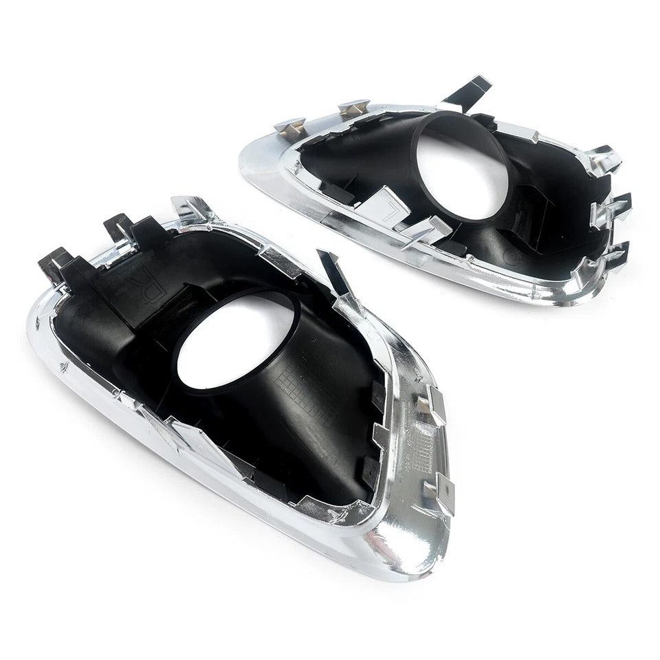 Fits For 2014-2016 Jeep Compass 2Pcs Fog Light Lamp Bezel Cover Chrome Trim US