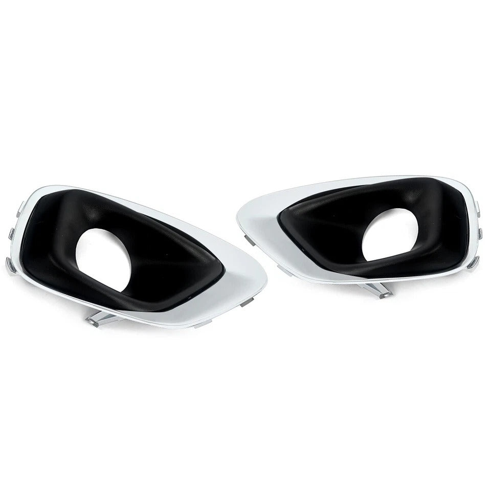 Fits For 2014-2016 Jeep Compass 2Pcs Fog Light Lamp Bezel Cover Chrome Trim US
