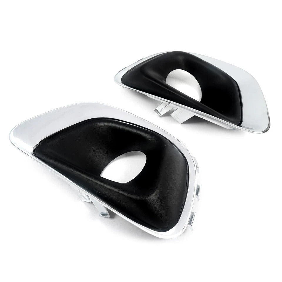 Fits For 2014-2016 Jeep Compass 2Pcs Fog Light Lamp Bezel Cover Chrome Trim US