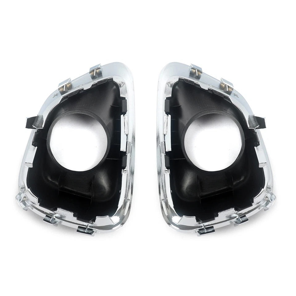 Fits For 2014-2016 Jeep Compass 2Pcs Fog Light Lamp Bezel Cover Chrome Trim US