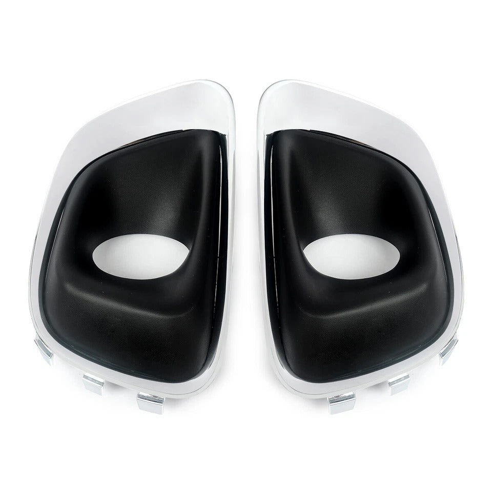 Fits For 2014-2016 Jeep Compass 2Pcs Fog Light Lamp Bezel Cover Chrome Trim US
