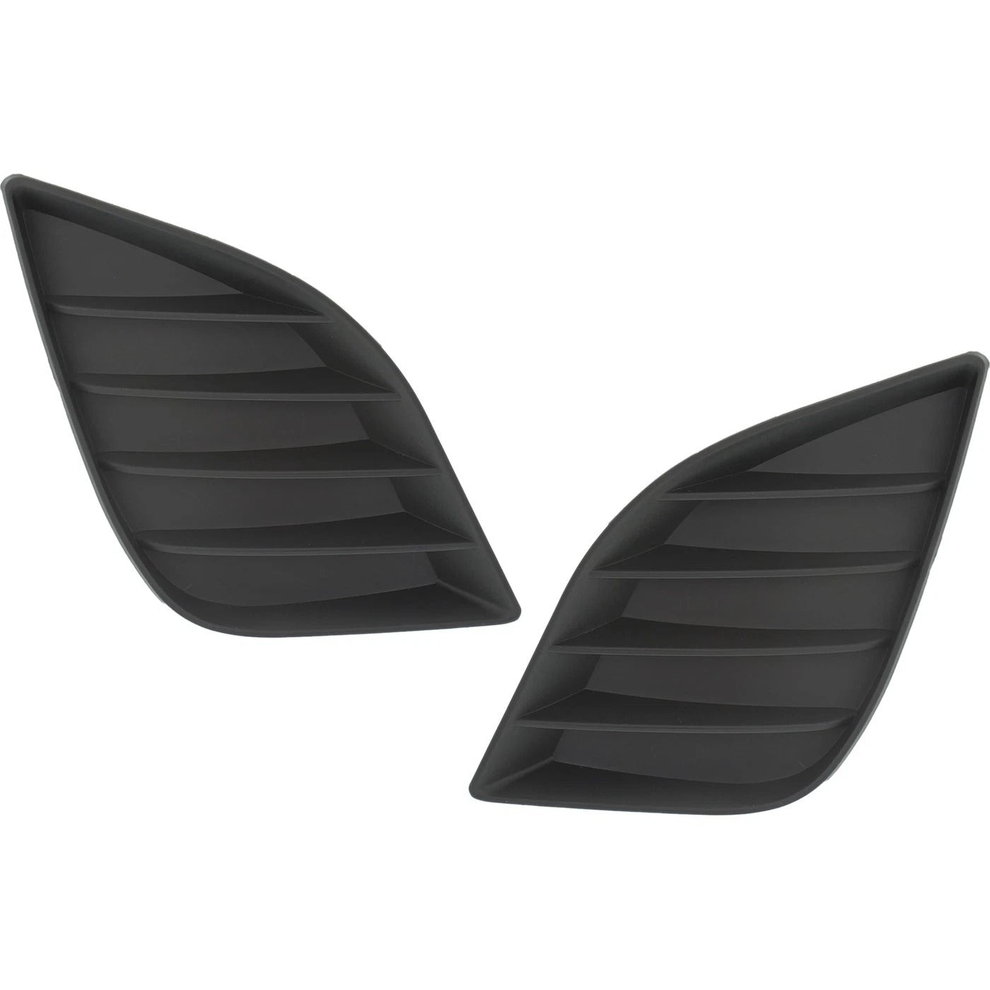 Fog Light Cover Set For 14-16 Toyota Corolla Textured Front TO1039170 TO1038170