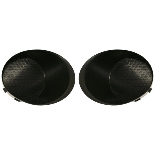 Fog Light Cover Set For 2007-2013 Toyota Tundra Left & Right Plastic Bumper 2Pc