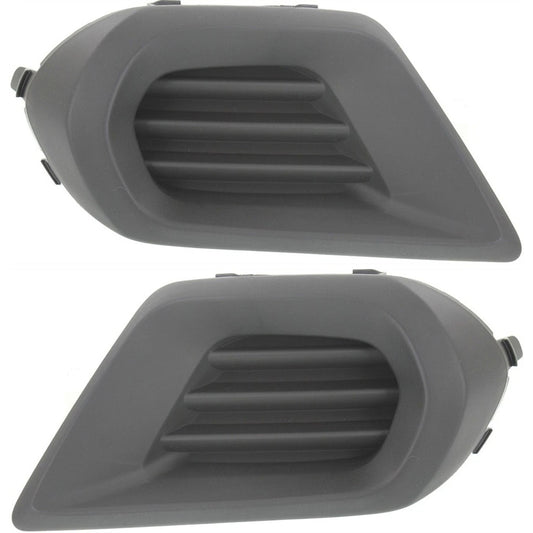 Fog Light Cover Set For 2014-2016 Subaru Forester Front Left and Right Side
