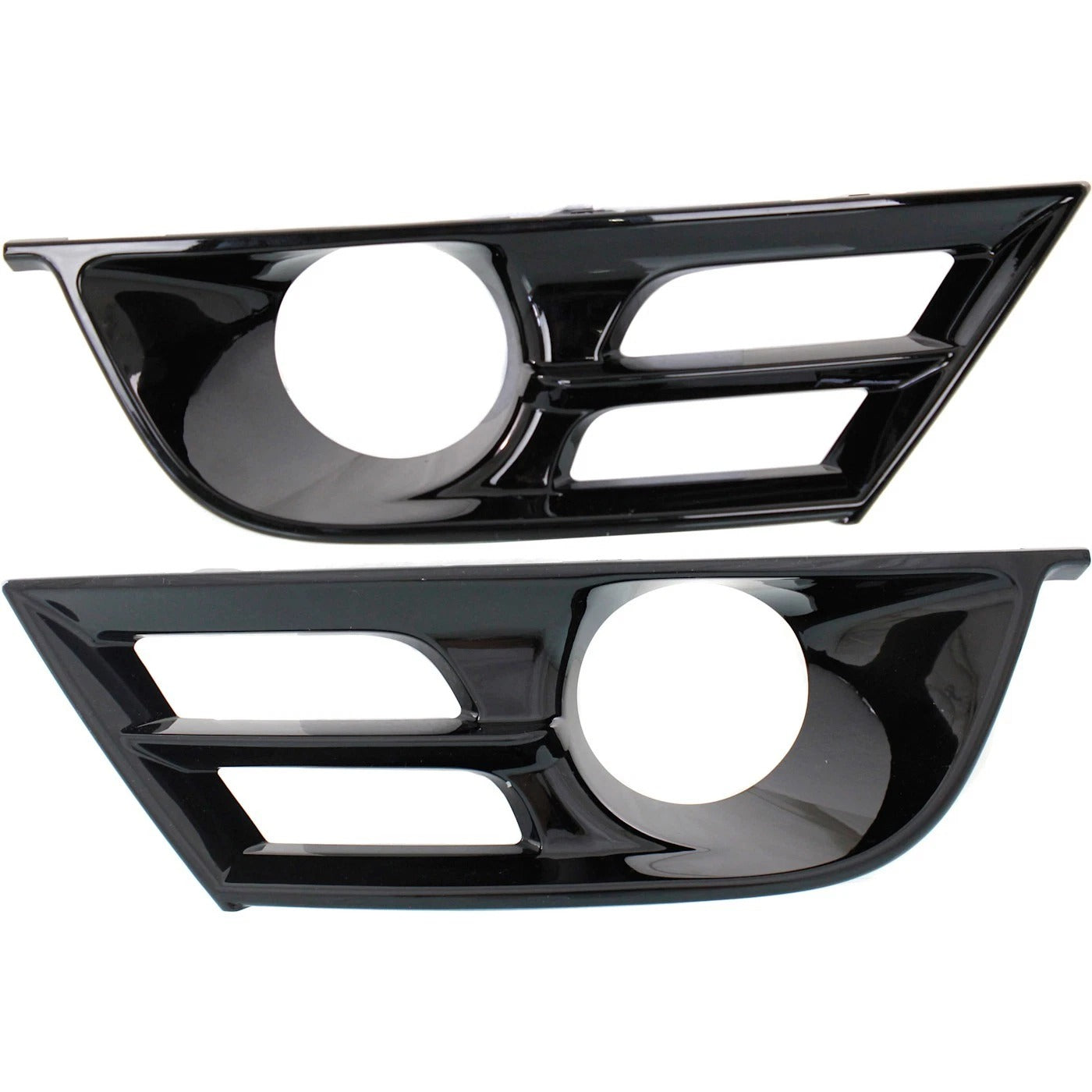 Fog Light Trim For 2015-2017 Chrysler 200 Set of 2 LH and RH Bezel Plastic