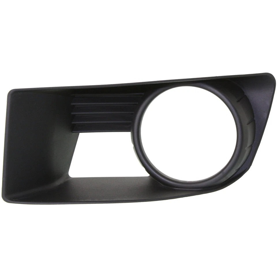 Fog Light Trim Set For 2007-2010 Dodge Caliber Left & Right Black Plastic 2Pc