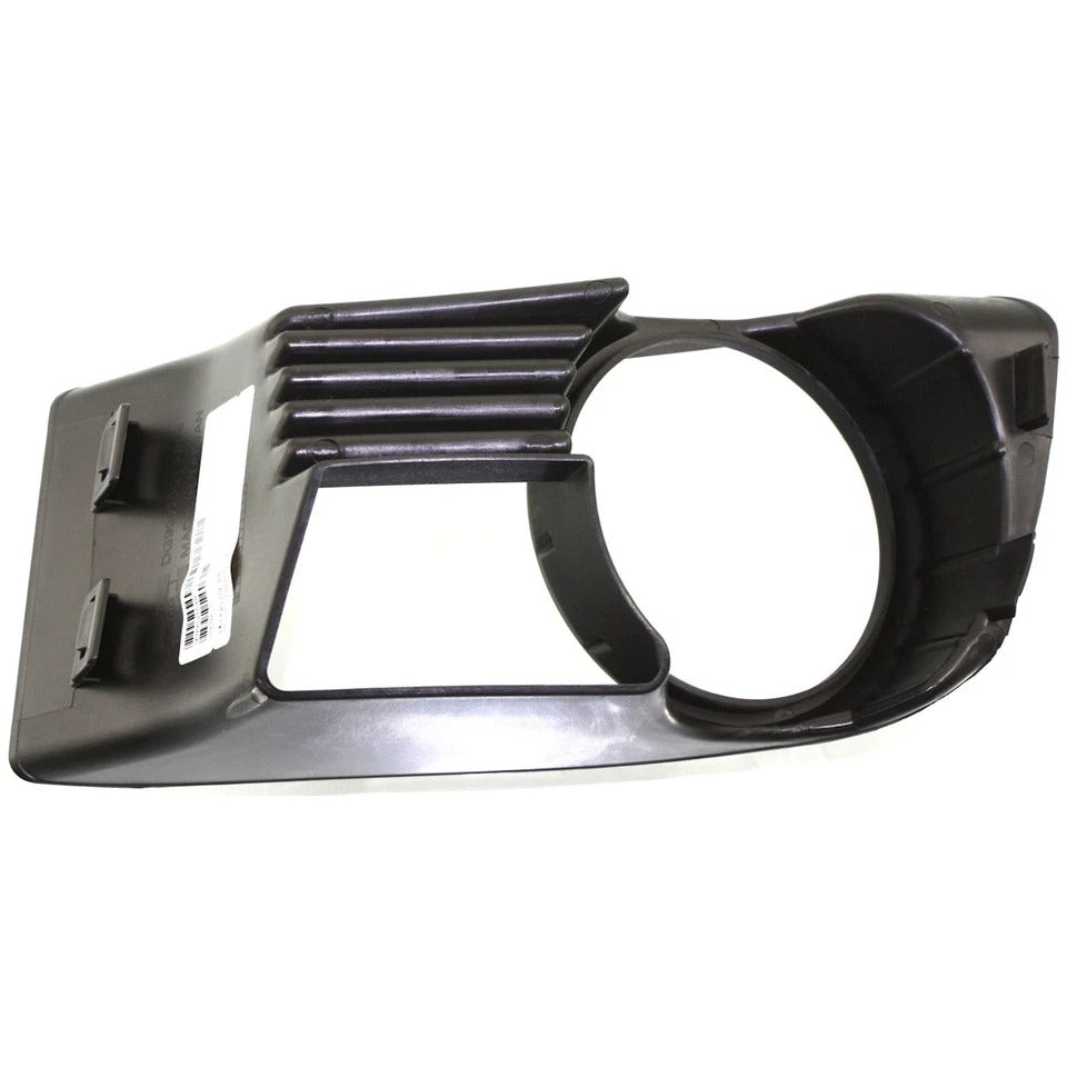 Fog Light Trim Set For 2007-2010 Dodge Caliber Left & Right Black Plastic 2Pc