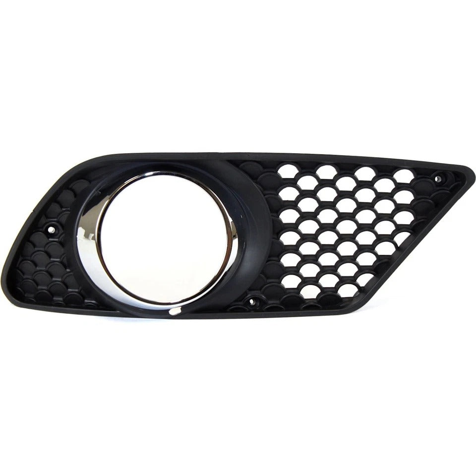 Fog Light Trim Set For 2008-2011 Mercedes Benz C300 Left & Right Chrome Ring 2Pc