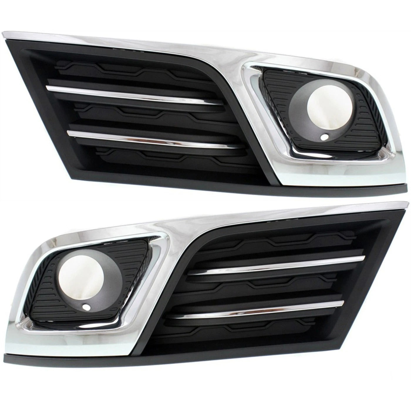 Fog Light Trim Set For 2013-2017 Chevrolet Traverse LTZ Left & Right 2Pc