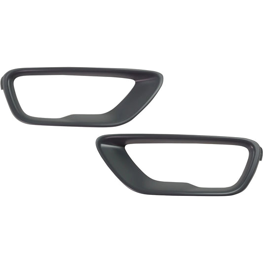 Fog Light Trim Set For 2014-2021 Jeep Grand Cherokee Front Left and Right Side