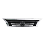For 2013 - 2015 14 Nissan Altima Front Bumper Grille Upper Grill Assembly Chrome NI1200250