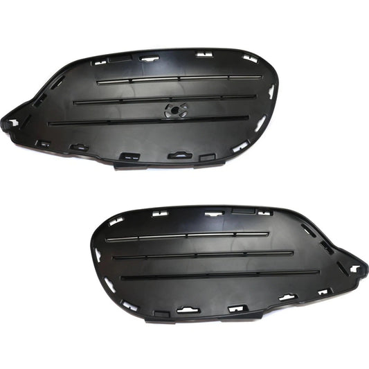 For 2015-2017 Mercedes-Benz E350 E400 E550 Bumper Grille Left & Right Side Set 2