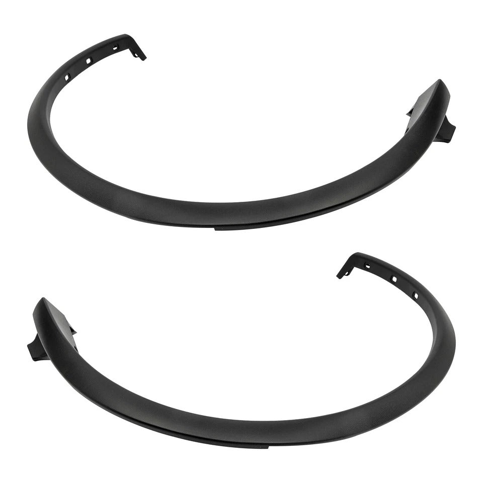 For 2015-2021 Nissan Murano Textured Pair Rear Fender Trim Set Black Molding