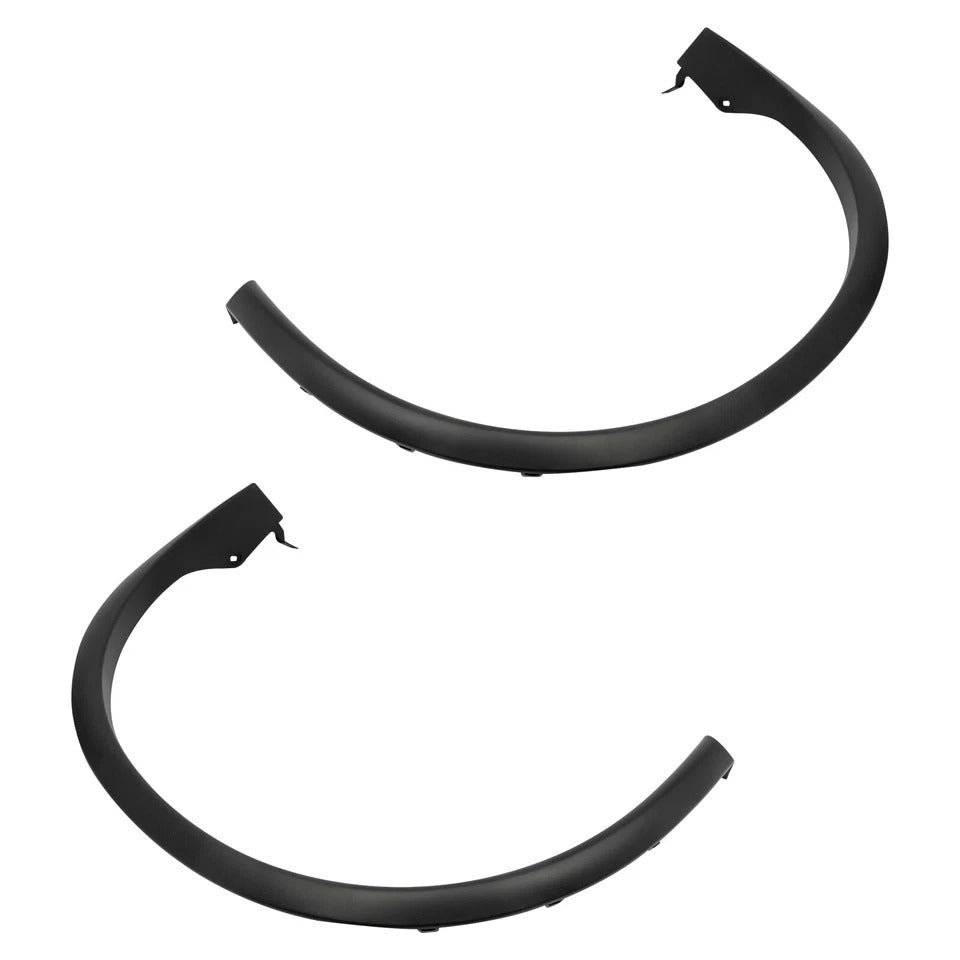 For 2015-2021 Nissan Murano Textured Pair Rear Fender Trim Set Black Molding