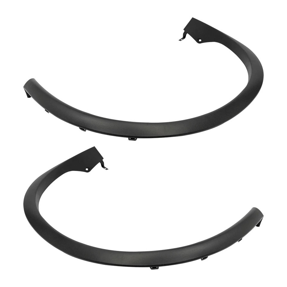 For 2015-2021 Nissan Murano Textured Pair Rear Fender Trim Set Black Molding