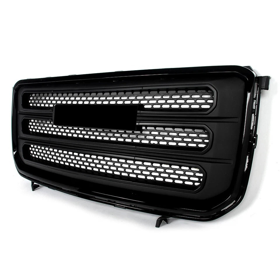 For GMC Acadia 2013-2016 22785561 Front Bumper Upper Grille Gloss Black