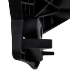 Front Bumper Brackets For 2020 Toyota Yaris 2-Pcs Black Driver & Passenger Side TO1043146 TO1042146