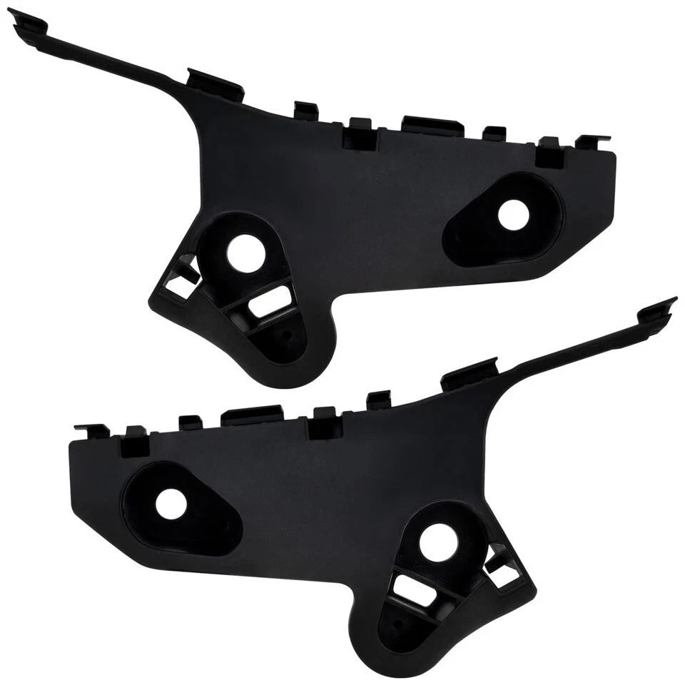 Front Bumper Brackets For 2020 Toyota Yaris 2-Pcs Black Driver & Passenger Side TO1043146 TO1042146