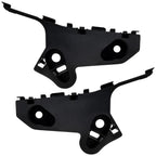 Front Bumper Brackets For 2020 Toyota Yaris 2-Pcs Black Driver & Passenger Side TO1043146 TO1042146