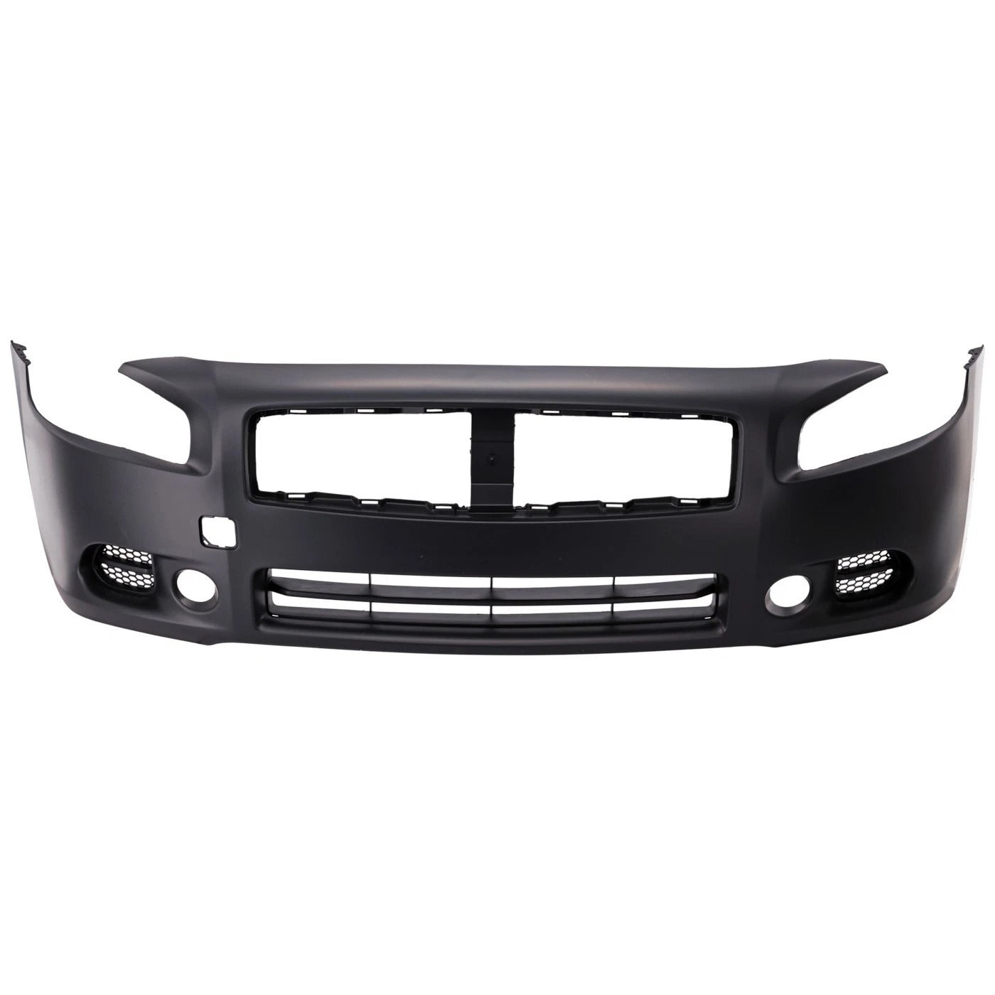 Front Bumper Cover For 09-14 Nissan Maxima S SV Models w Fog Lamp Holes Primed