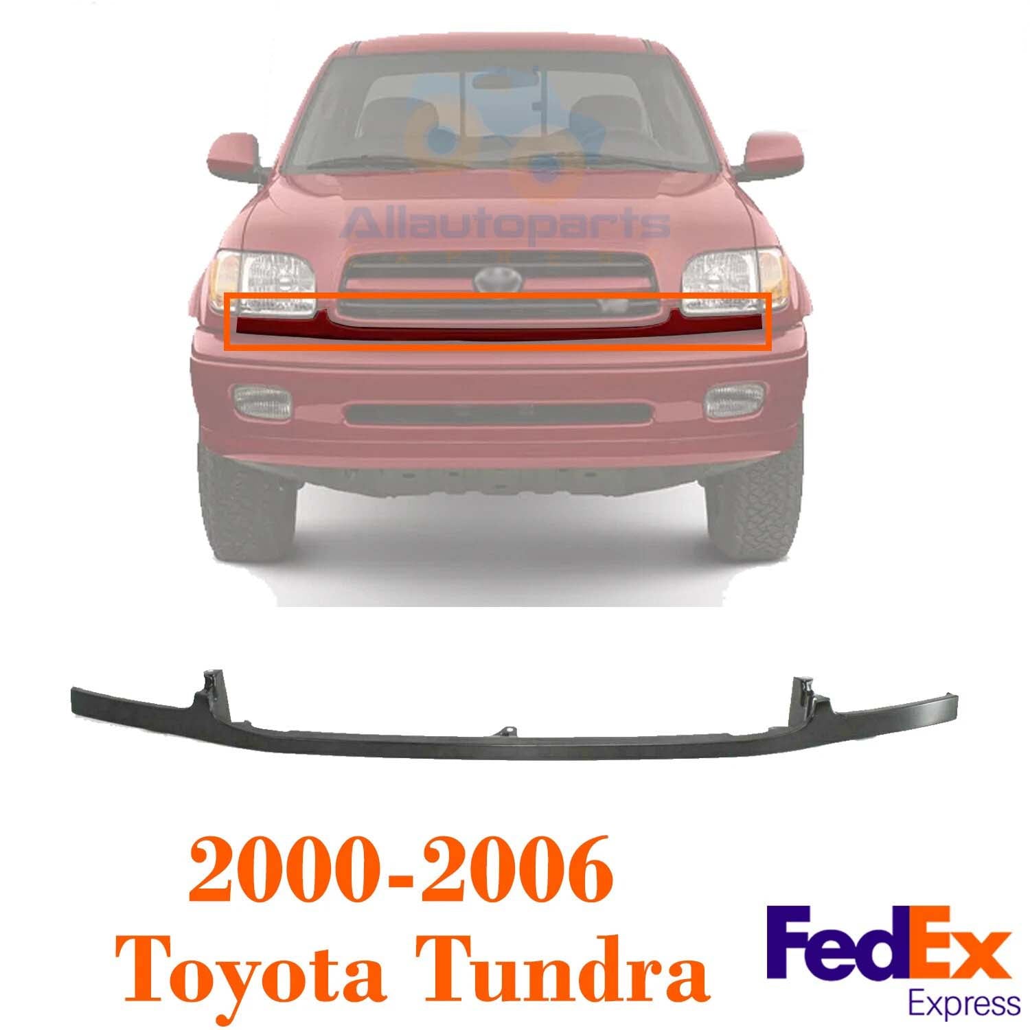 Front Bumper Face Bar Filler For 2000-2006 Toyota Tundra Steel TO1087109