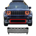 Front Bumper Face Bar Grille For 2015-2023 Jeep Renegade Textured Black CH1036165