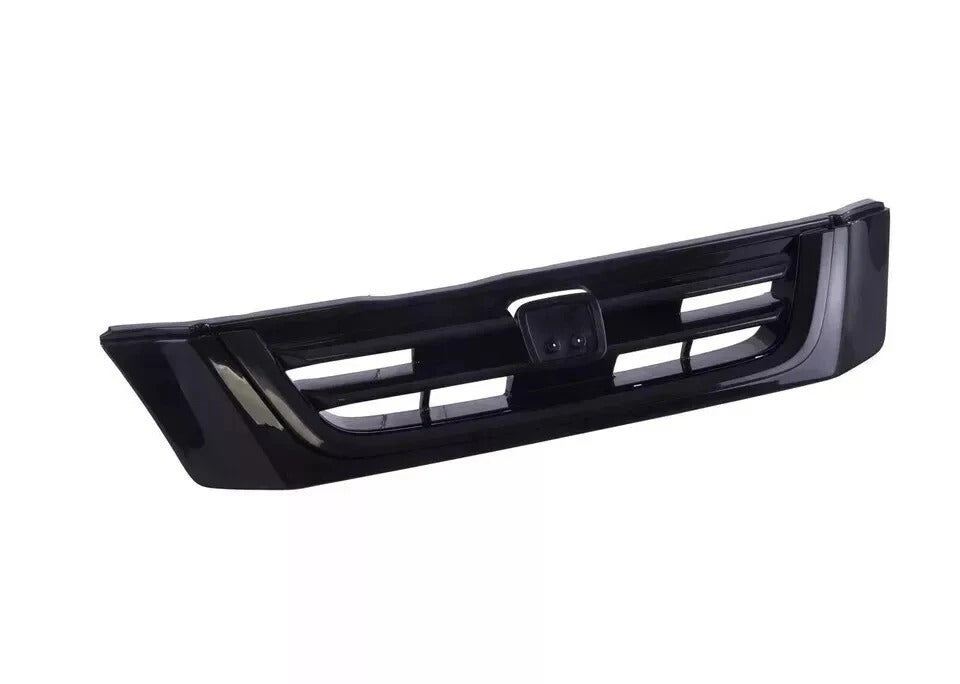 Front Bumper Grille For 1997-2001 Honda CR-V Black Plastic HO1200151