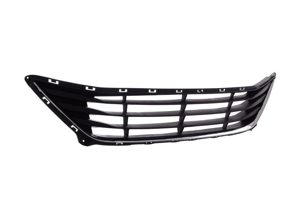 Front Bumper Grille Textured With Chrome Trim For 2014-16 Hyundai Elantra Sedan HY1036120