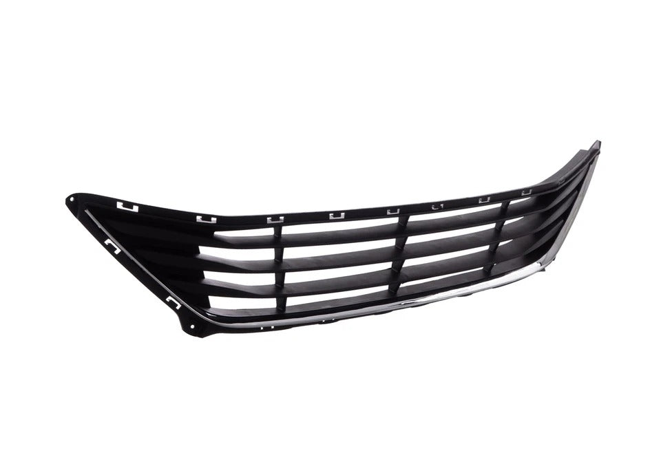 Front Bumper Grille Textured With Chrome Trim For 2014-16 Hyundai Elantra Sedan HY1036120