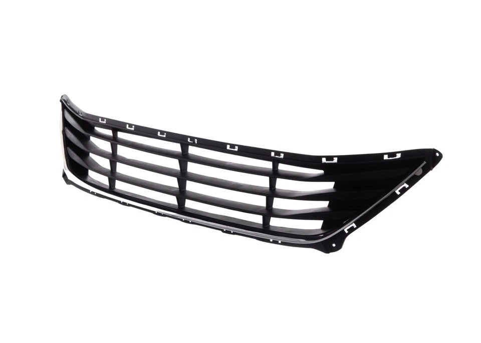 Front Bumper Grille Textured With Chrome Trim For 2014-16 Hyundai Elantra Sedan HY1036120