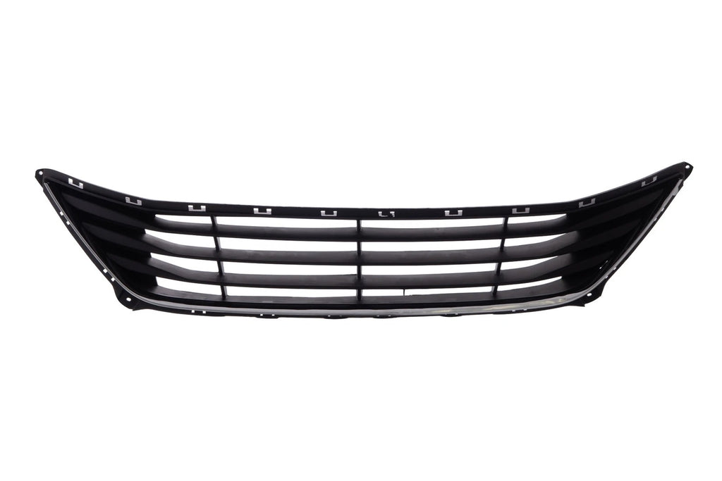 Front Bumper Grille Textured With Chrome Trim For 2014-16 Hyundai Elantra Sedan HY1036120