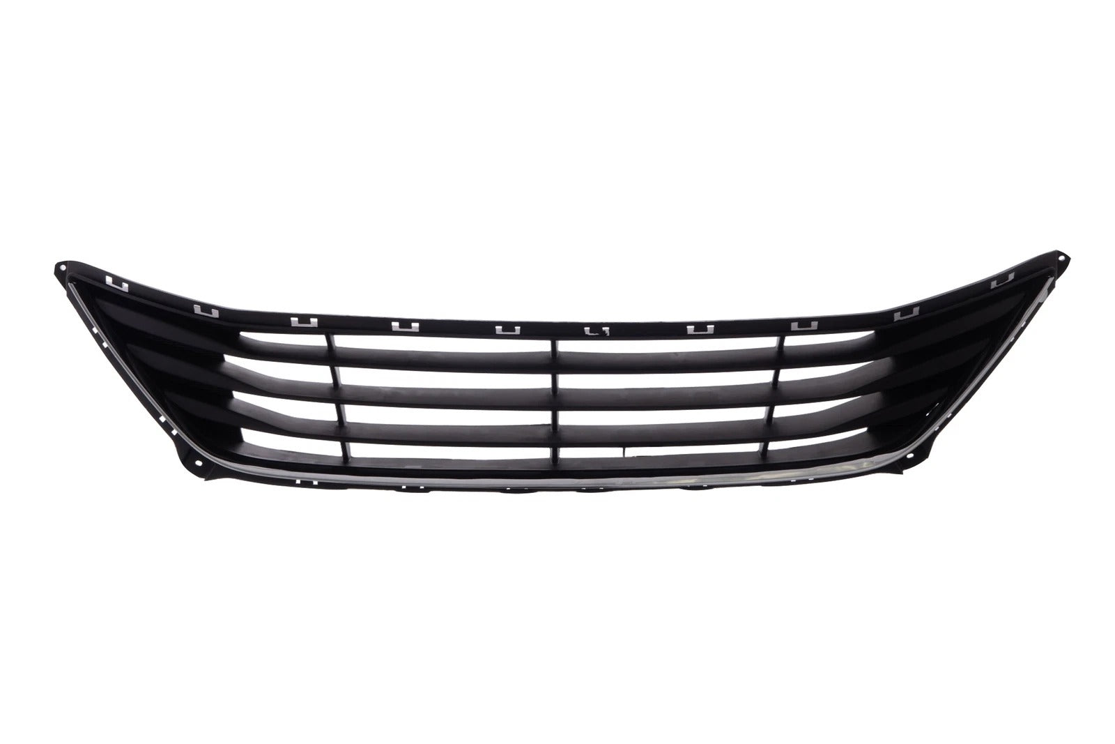 Front Bumper Grille Textured With Chrome Trim For 2014-16 Hyundai Elantra Sedan HY1036120
