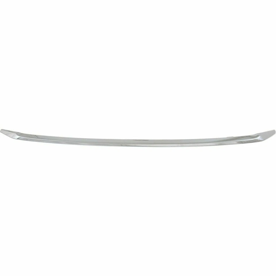 Front Bumper Grille + Lower Molding Chrome For 2016-2017 Honda Accord Set of 2