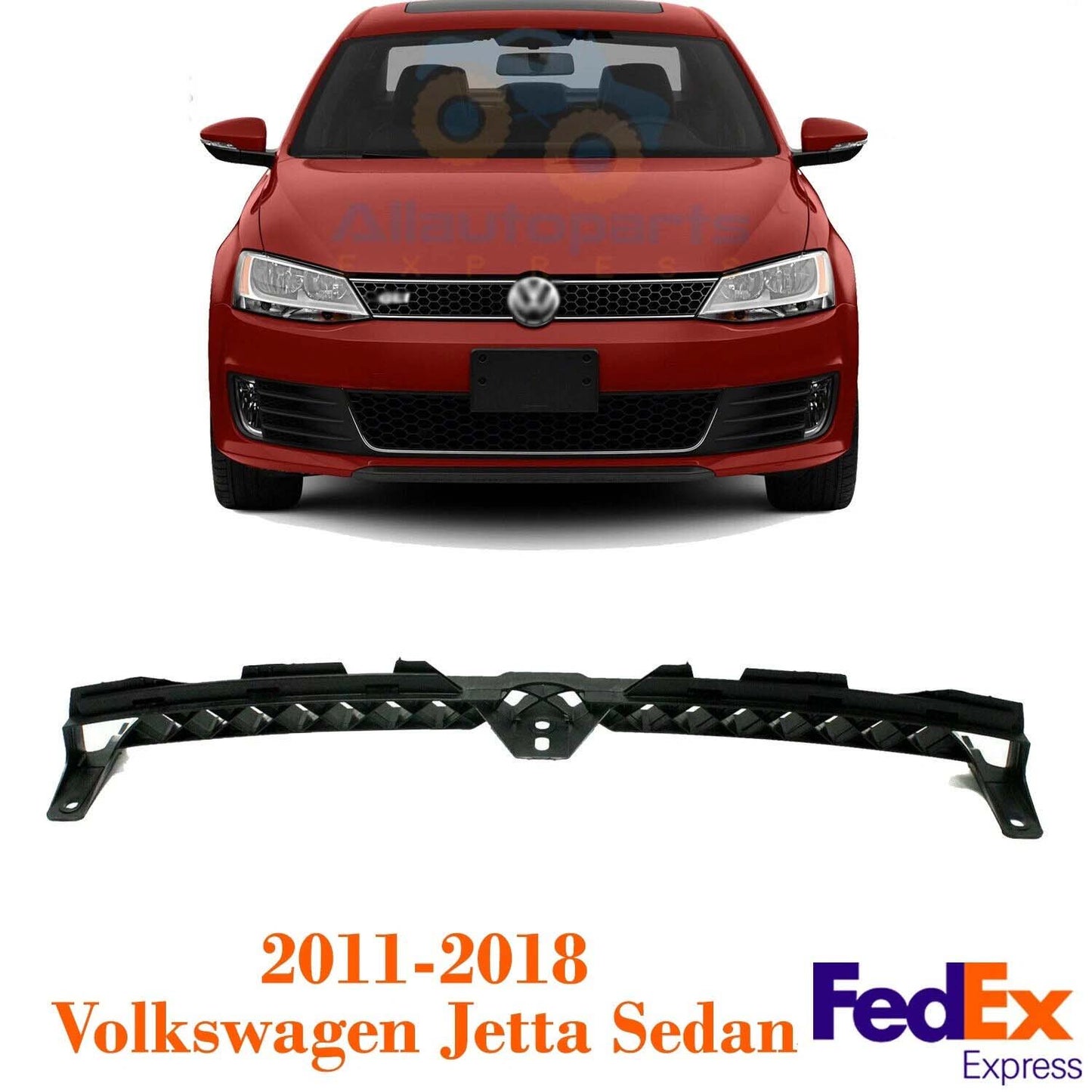 Front Bumper Retainer Bracket For 2011-2018 Volkswagen Jetta Sedan VW1031100